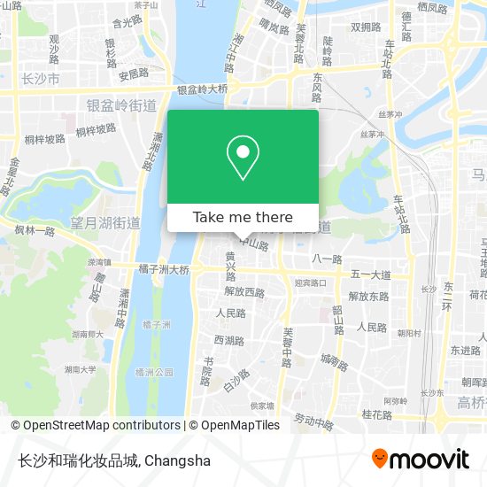长沙和瑞化妆品城 map