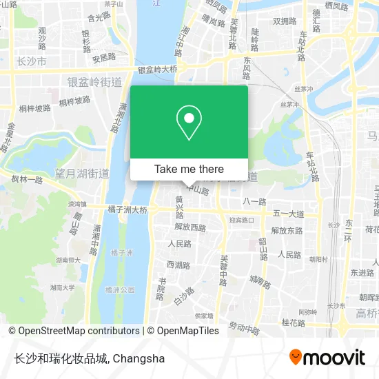 长沙和瑞化妆品城 map
