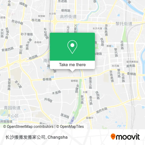 长沙搬搬发搬家公司 map