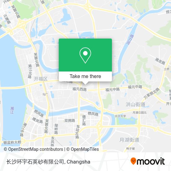 长沙环宇石英砂有限公司 map