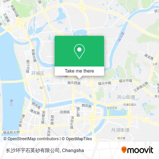 长沙环宇石英砂有限公司 map