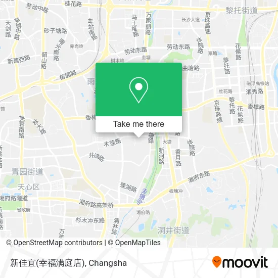 新佳宜(幸福满庭店) map