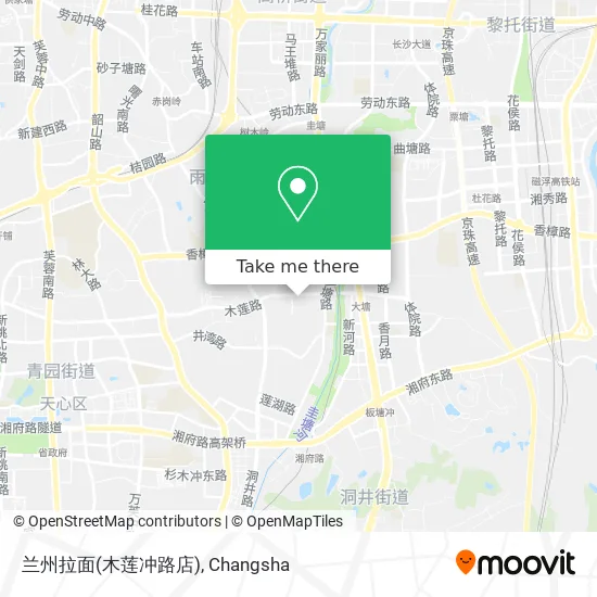 兰州拉面(木莲冲路店) map