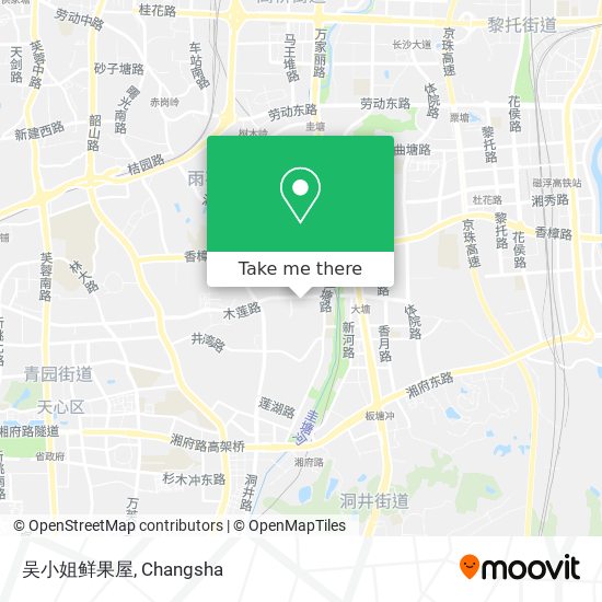 吴小姐鲜果屋 map
