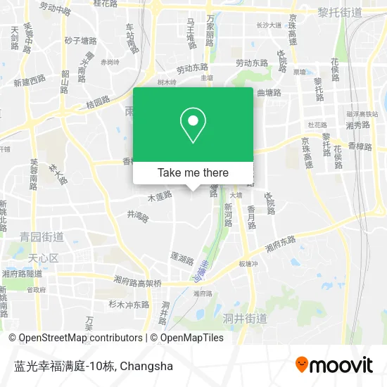蓝光幸福满庭-10栋 map