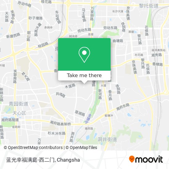 蓝光幸福满庭-西二门 map