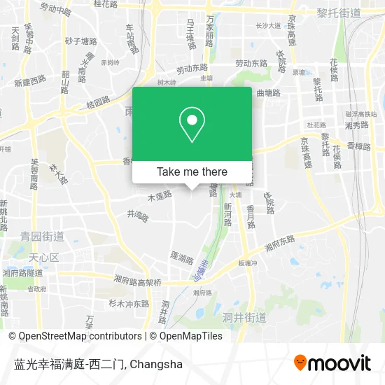 蓝光幸福满庭-西二门 map