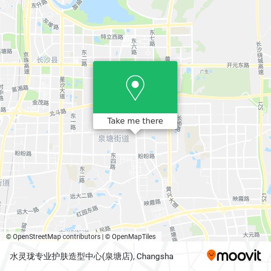 水灵珑专业护肤造型中心(泉塘店) map