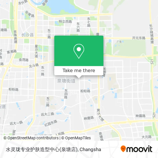 水灵珑专业护肤造型中心(泉塘店) map