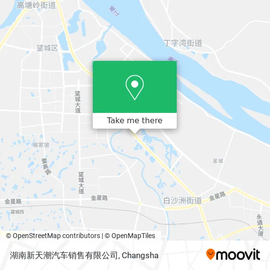 湖南新天潮汽车销售有限公司 map
