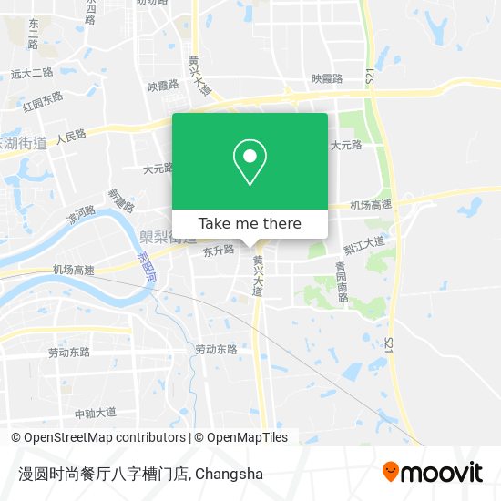 漫圆时尚餐厅八字槽门店 map