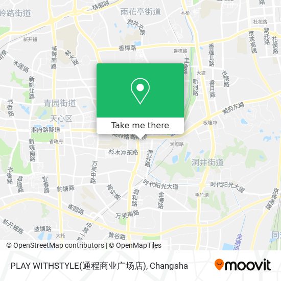 PLAY WITHSTYLE(通程商业广场店) map