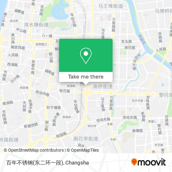 百年不锈钢(东二环一段) map