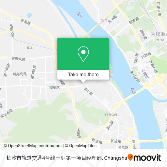 长沙市轨道交通4号线一标第一项目经理部 map
