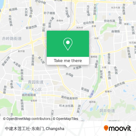 中建木莲工社-东南门 map