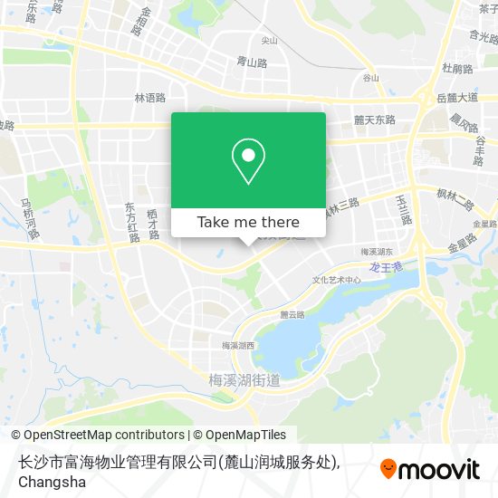 长沙市富海物业管理有限公司(麓山润城服务处) map