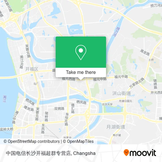 中国电信长沙开福超群专营店 map