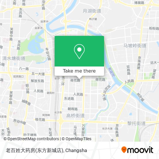 老百姓大药房(东方新城店) map