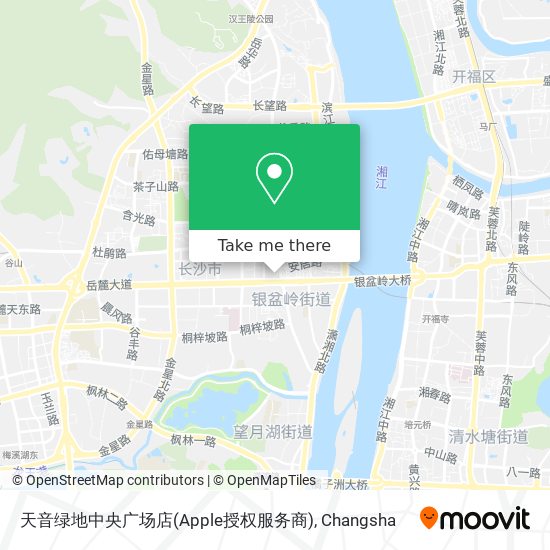 天音绿地中央广场店(Apple授权服务商) map