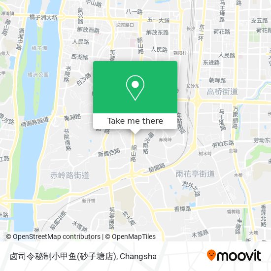 卤司令秘制小甲鱼(砂子塘店) map