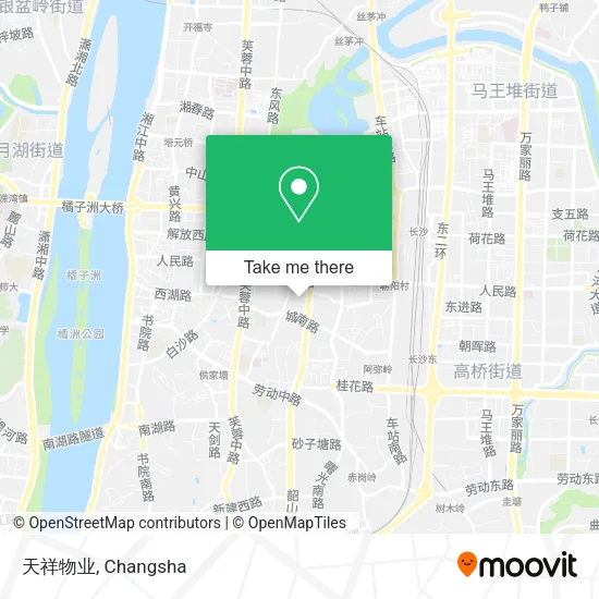 天祥物业 map