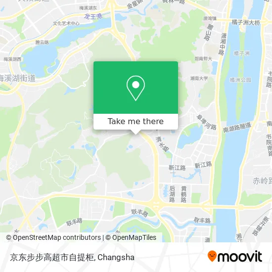 京东步步高超市自提柜 map