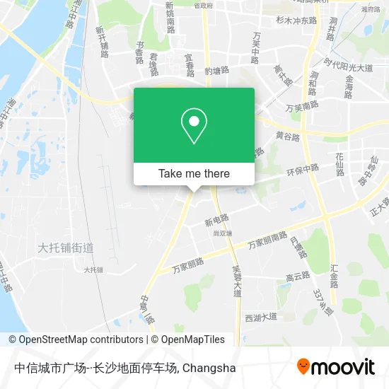 中信城市广场-·长沙地面停车场 map