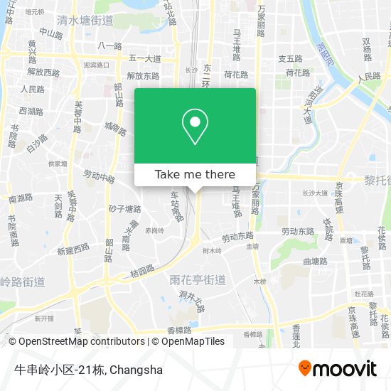 牛串岭小区-21栋 map