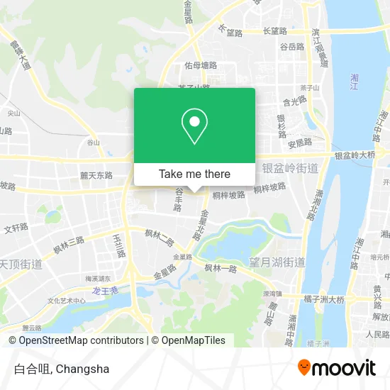 白合咀 map
