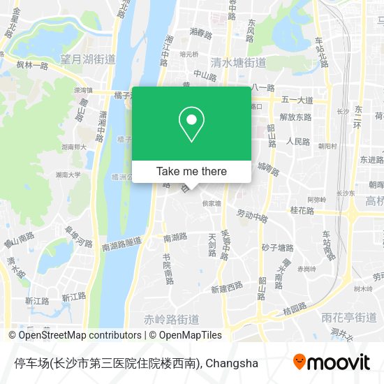 停车场(长沙市第三医院住院楼西南) map