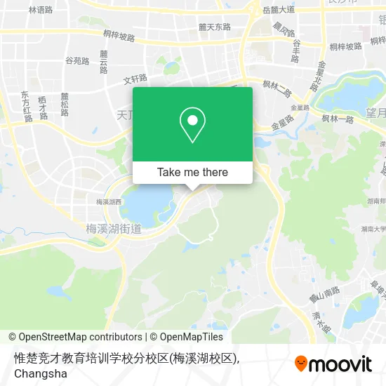 惟楚竞才教育培训学校分校区(梅溪湖校区) map