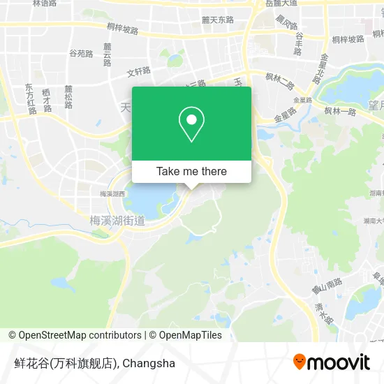鲜花谷(万科旗舰店) map