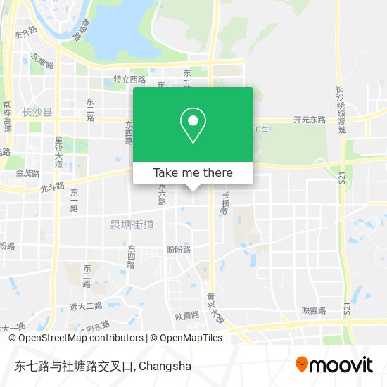 东七路与社塘路交叉口 map