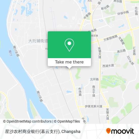 星沙农村商业银行(暮云支行) map