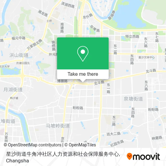 星沙街道牛角冲社区人力资源和社会保障服务中心 map