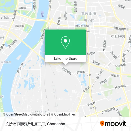 长沙市闽豪彩钢加工厂 map