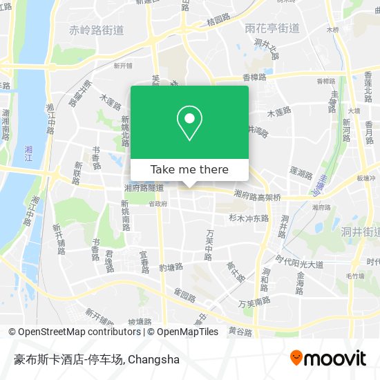 豪布斯卡酒店-停车场 map