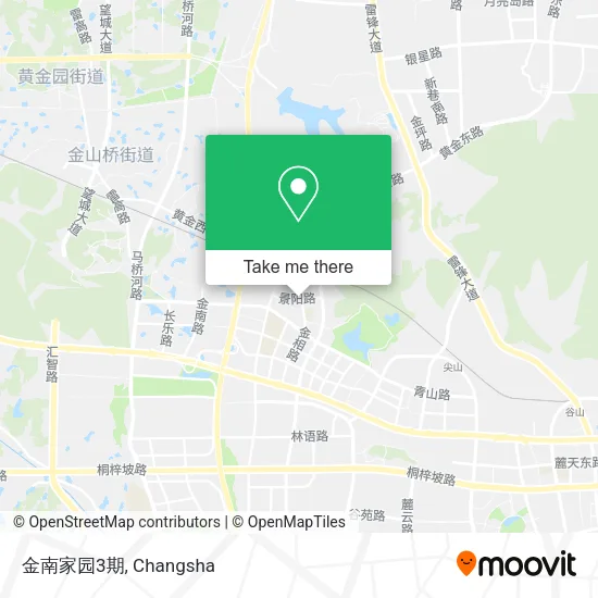 金南家园3期 map
