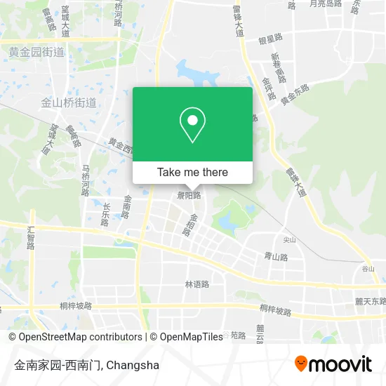 金南家园-西南门 map