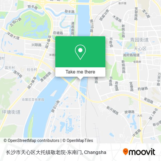 长沙市天心区大托镇敬老院-东南门 map