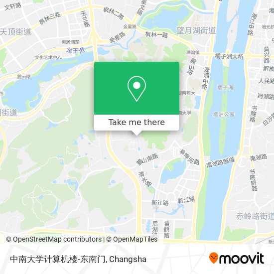中南大学计算机楼-东南门 map