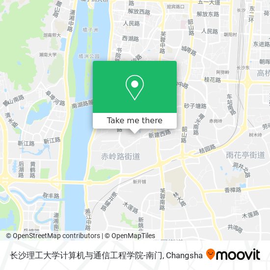 长沙理工大学计算机与通信工程学院-南门 map