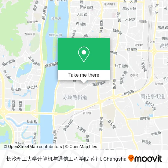 长沙理工大学计算机与通信工程学院-南门 map