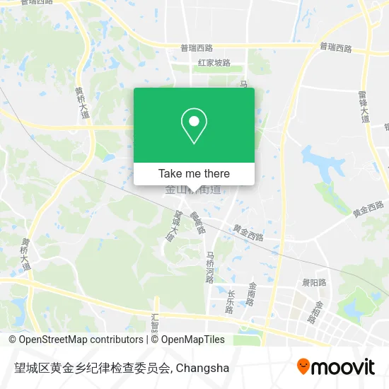 望城区黄金乡纪律检查委员会 map