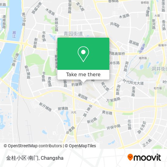 金桂小区-南门 map