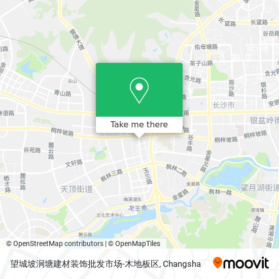 望城坡涧塘建材装饰批发市场-木地板区 map