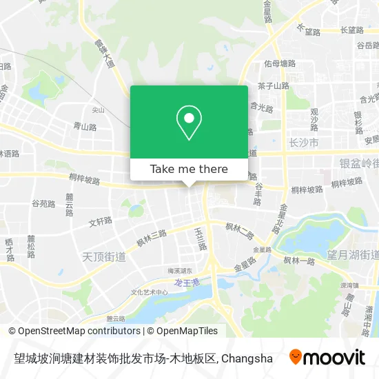 望城坡涧塘建材装饰批发市场-木地板区 map