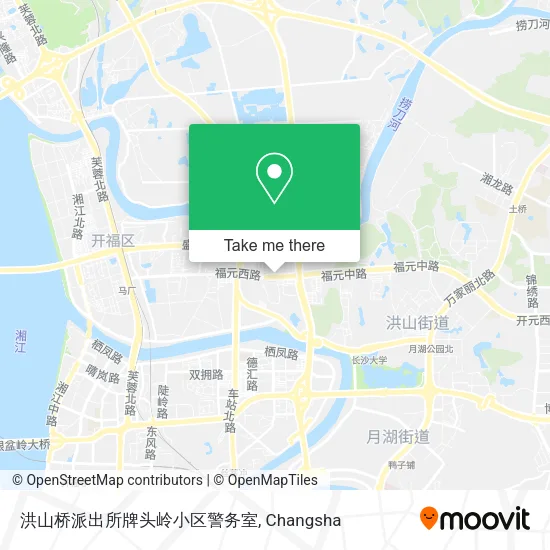 洪山桥派出所牌头岭小区警务室 map
