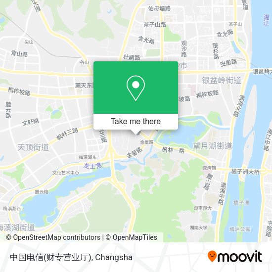 中国电信(财专营业厅) map