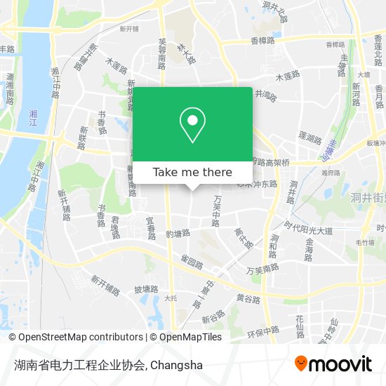 湖南省电力工程企业协会 map